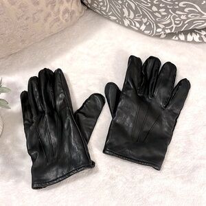 Gates Men’s Black Leather Gloves Sz XL